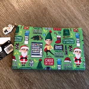 NWT The Office Christmas Pencil Case